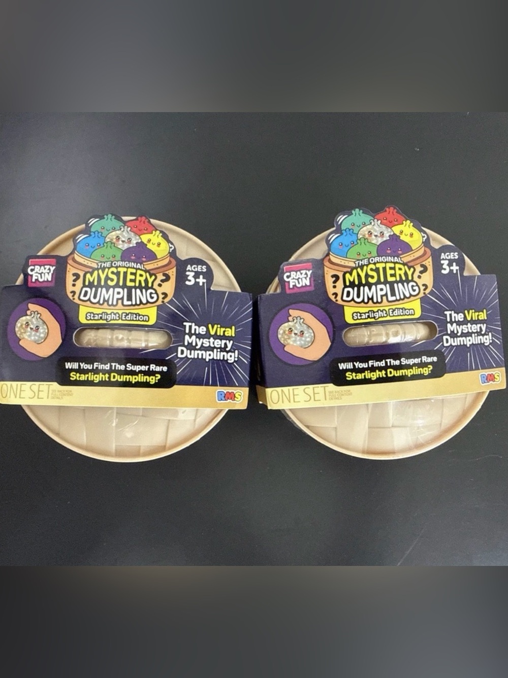 Lot of 2 Crazy Fun Mystery Dumpling Squishy Starlight Edition (New) Viral 5below